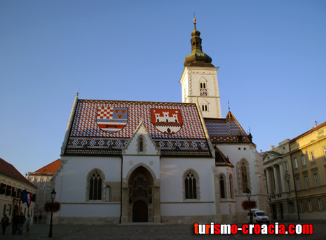 Iglesia de San Marcos en Zagreb