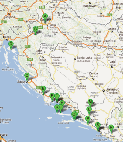 mapa-viaje-croacia-10-dias