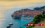 Vista aérea de Dubrovnik